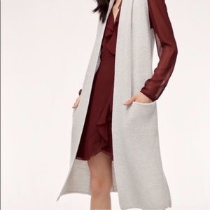 Wilfred Olivie knits sweater/ vest cardigan